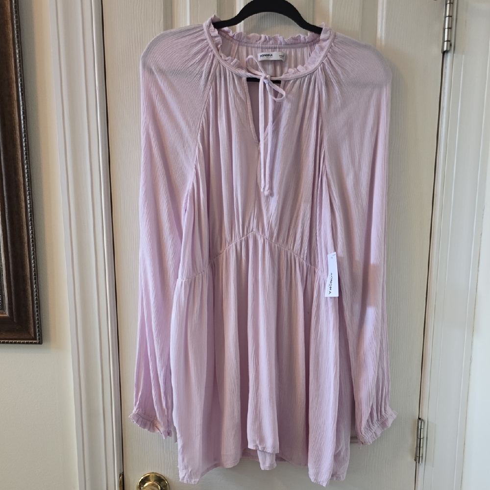 SONOMA BRAND WOMEN'S LIGHT LAVENDER LONG SLEEVES MATERNITY TOP SIZE SMALL